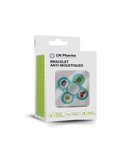 Bracelet anti-moustiques rotatif