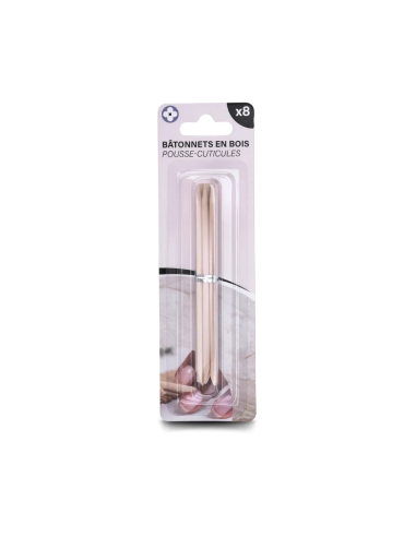 Bâtonnets en bois x8