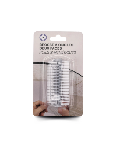 Brosse à ongles double face