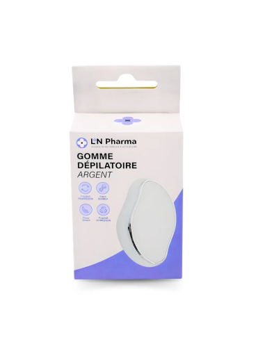 Gomme dépilatoire argent
