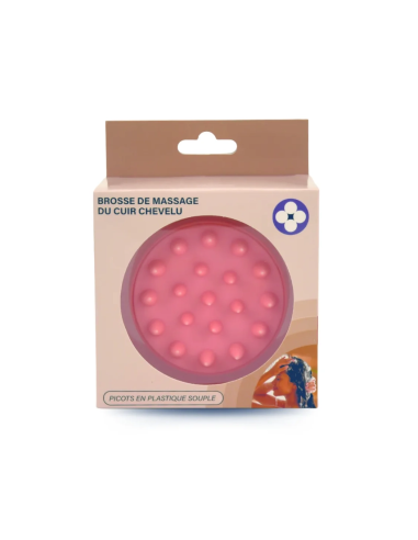 Brosse massage cuir chevelu