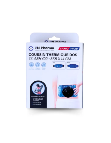 Coussin thermique dos 37,5 x 14 cm