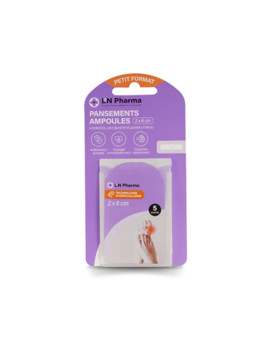 Pansements ampoules 2 X 6 cm