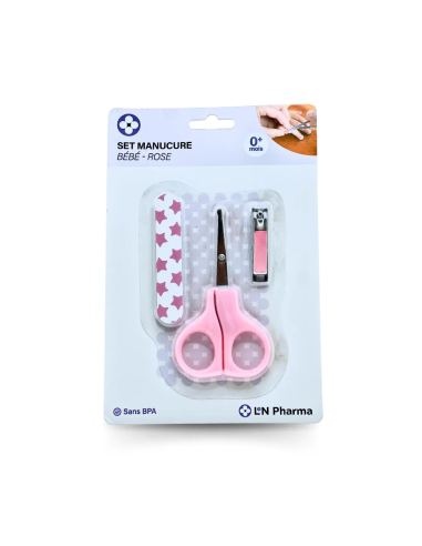 Set manucure bébé rose
