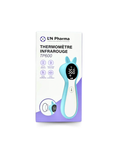 Thermomètre infrarouge bleu