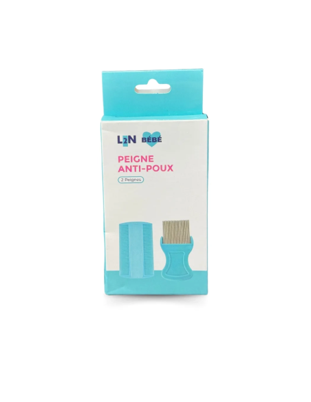 Peigne anti-poux Boite de 2 peignes