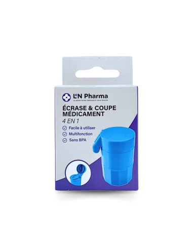 Écrase et coupe médicament 4 en 1