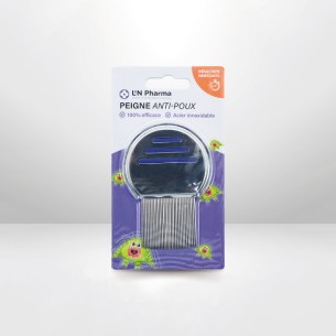 Peigne anti-poux acier micro-cannelées